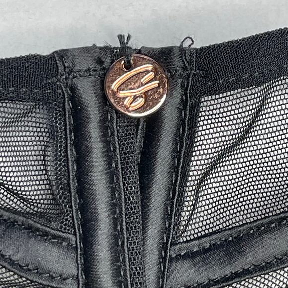 Curvy Kate Scantilly Peek-A-Boo Lace Balcony Bra size 30L Black New - Picture 5 of 13